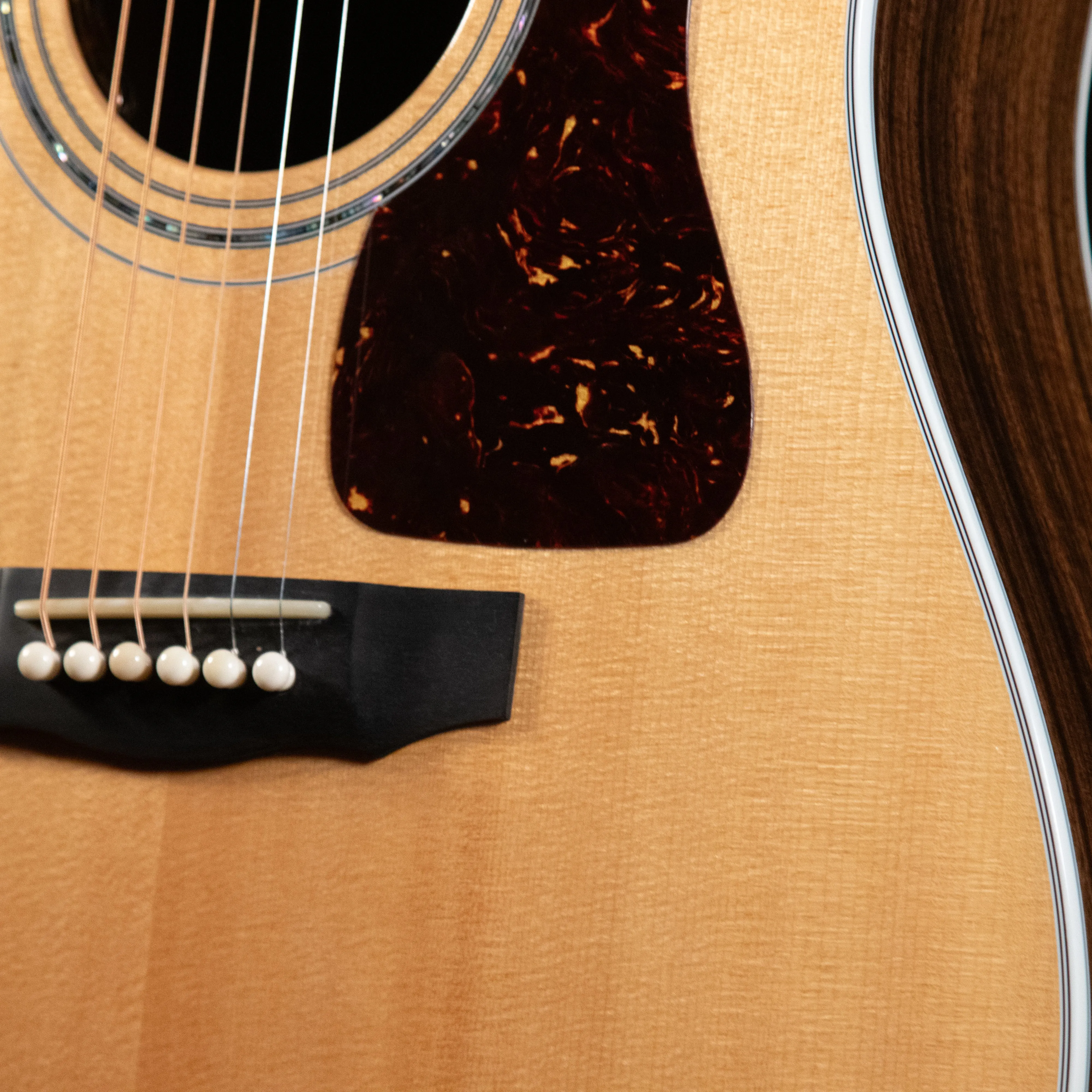 2017 Guild D-55 Acoustic-Electric Guitar, Natural w/OHSC - Used