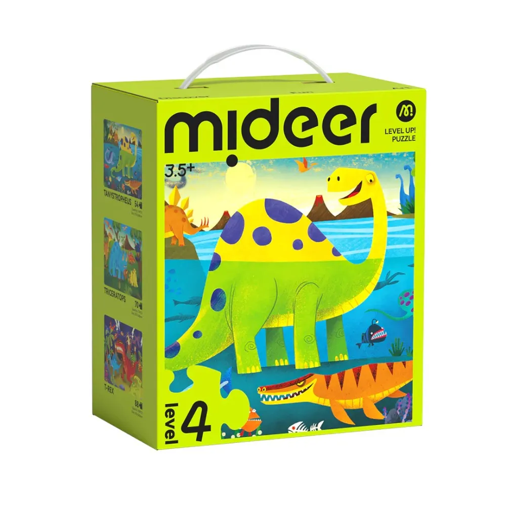 3-in-1 Level Up Puzzle: Level 4 Dinosaurs World