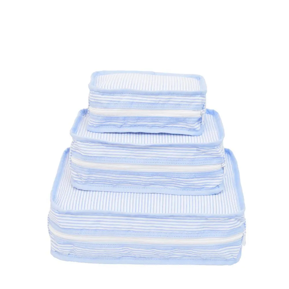 BABY BLUE SEERSUCKER STACKING SET