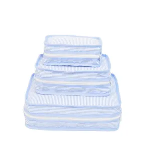 BABY BLUE SEERSUCKER STACKING SET