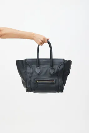 Black Small Luggage Tote Bag