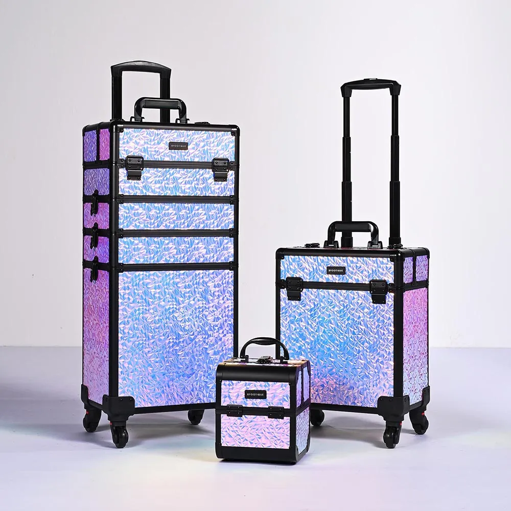 Byootique Mermaid Rolling Makeup Case - Set of 3