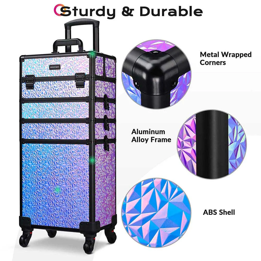 Byootique Mermaid Rolling Makeup Case - Set of 3
