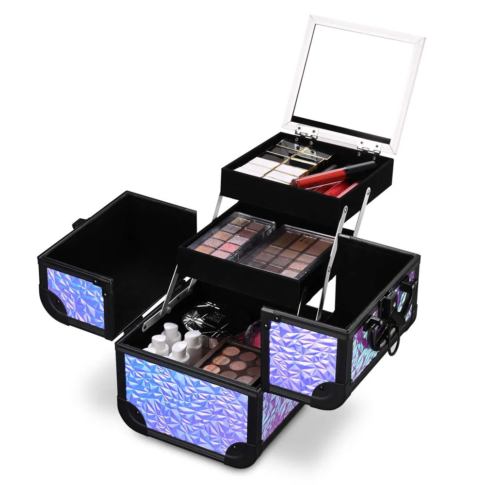Byootique Mermaid Rolling Makeup Case - Set of 3