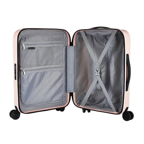 Claxton Zipper Spinner Hardshell Luggage 3 Piece Set