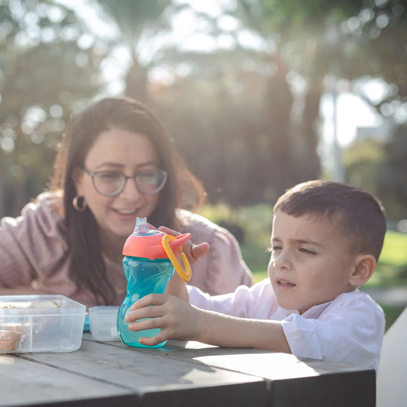 Clik-it Travel Sippy Cup with Carabiner