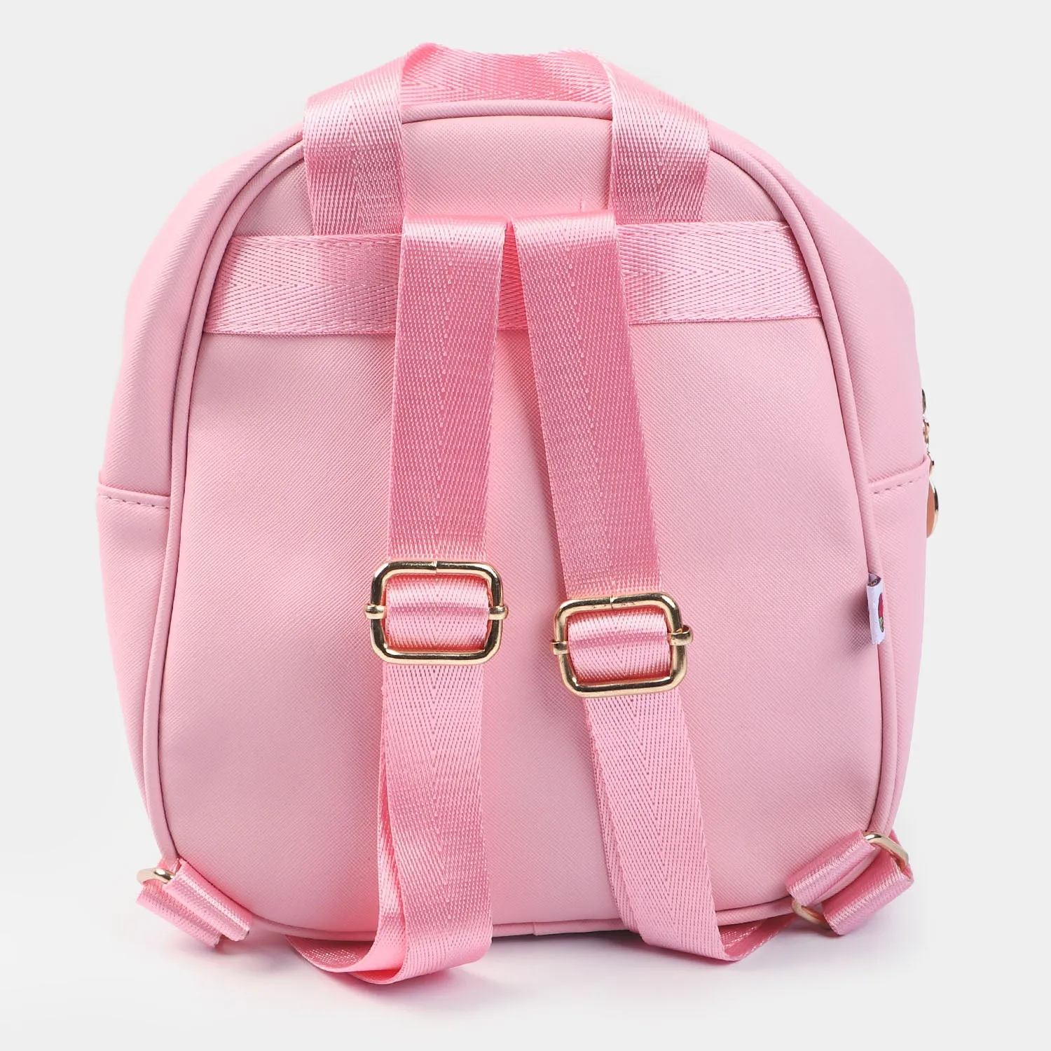 Fancy Backpack Cute Face Design Pink