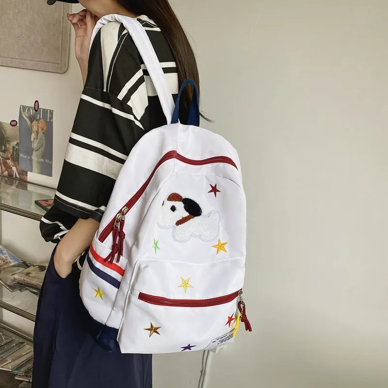 Kawaii Star Puppy Backpack