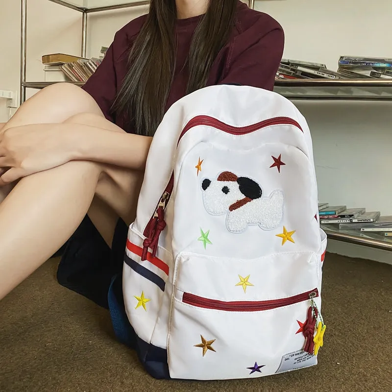Kawaii Star Puppy Backpack