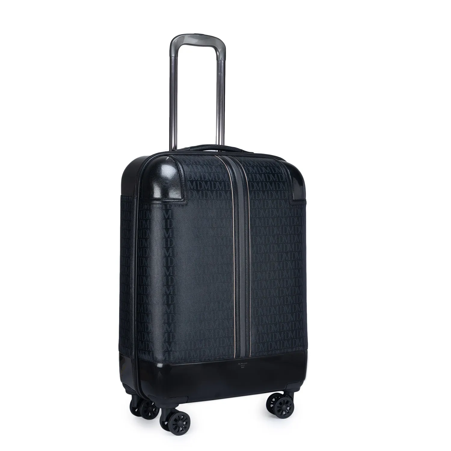 Large Monogram Leather Trolley - Black