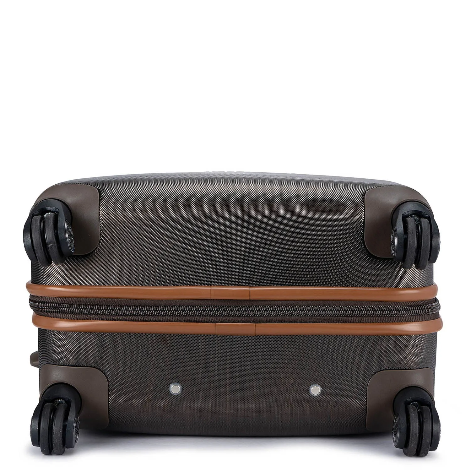 Large PC & Monogram Leather Trolley - Bronze & Cognac