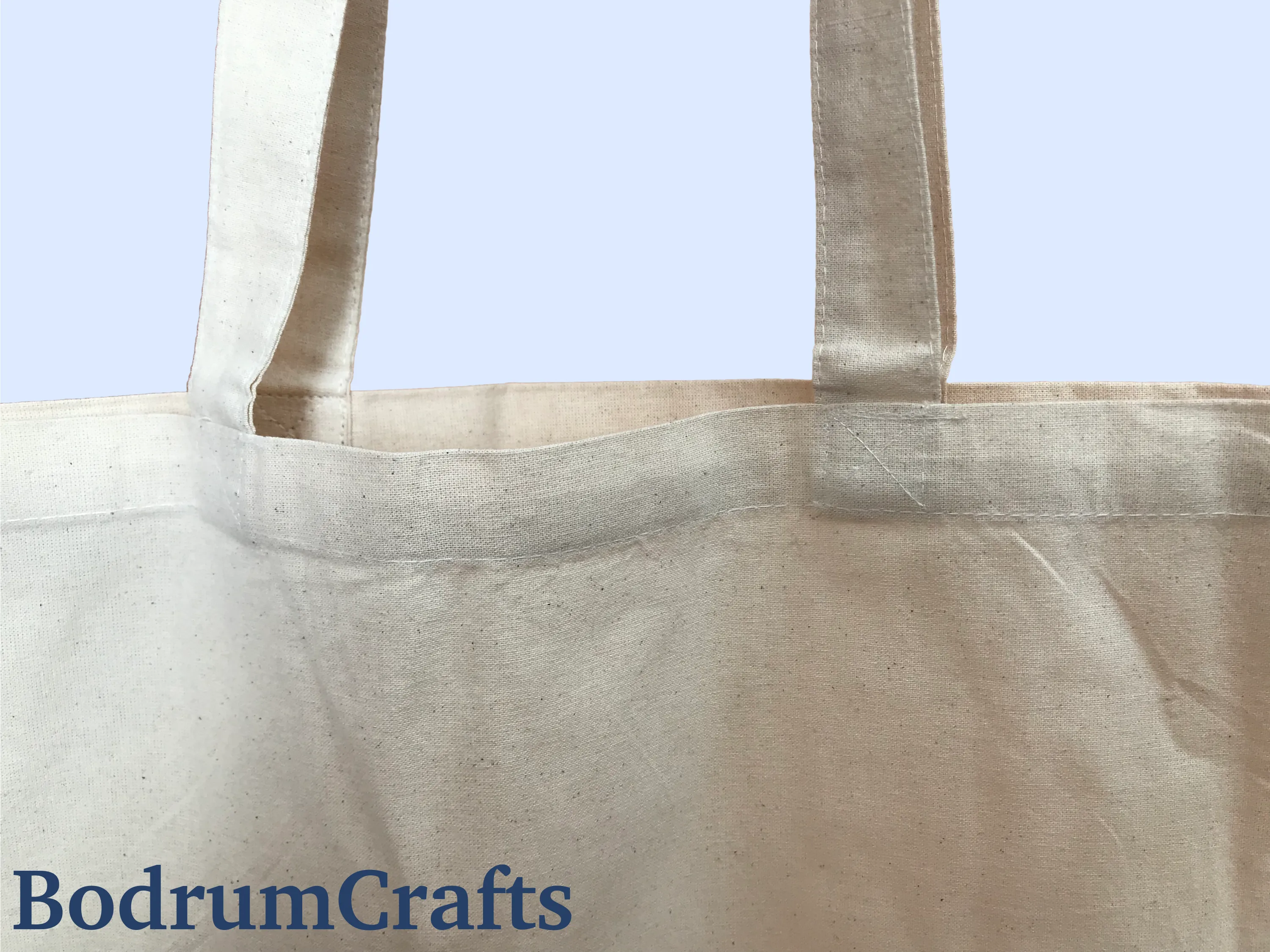 Lightweight Cotton Tote Bags 15" x 16" x 3"