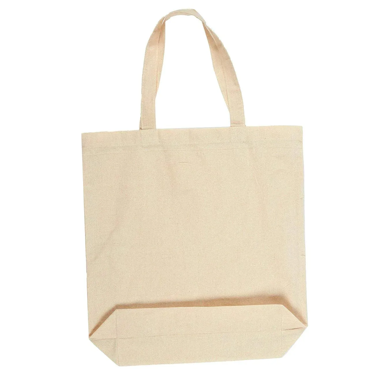 Lightweight Cotton Tote Bags 15" x 16" x 3"