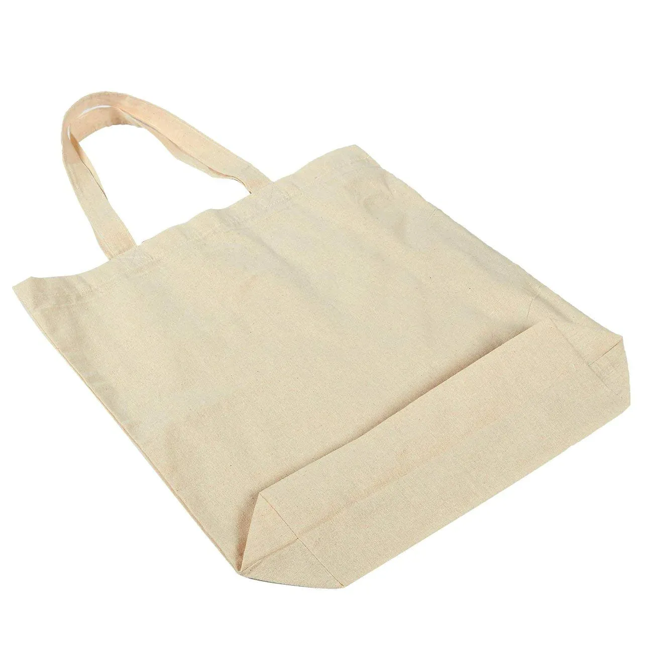 Lightweight Cotton Tote Bags 15" x 16" x 3"