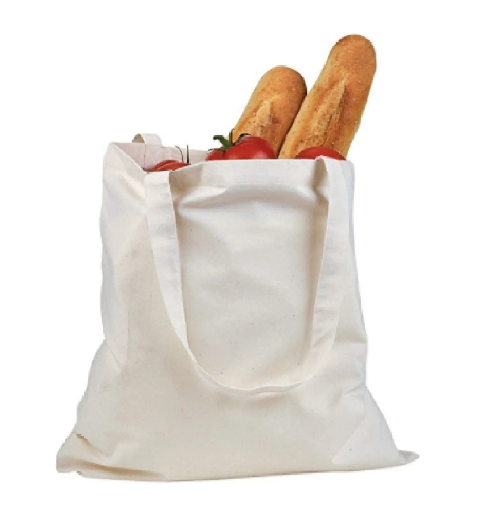 Lightweight Cotton Tote Bags 15" x 16" x 3"