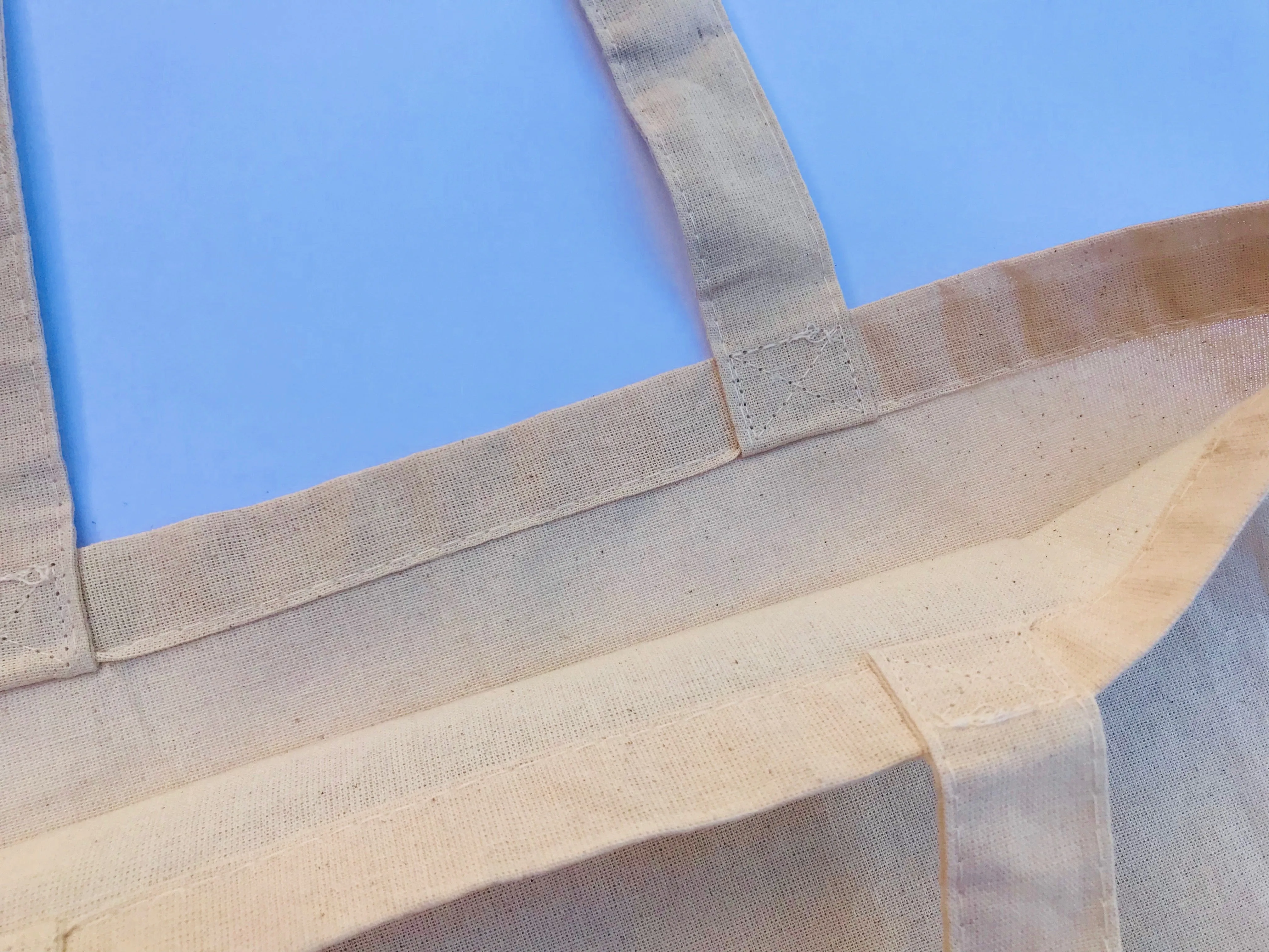 Lightweight Cotton Tote Bags 15" x 16" x 3"