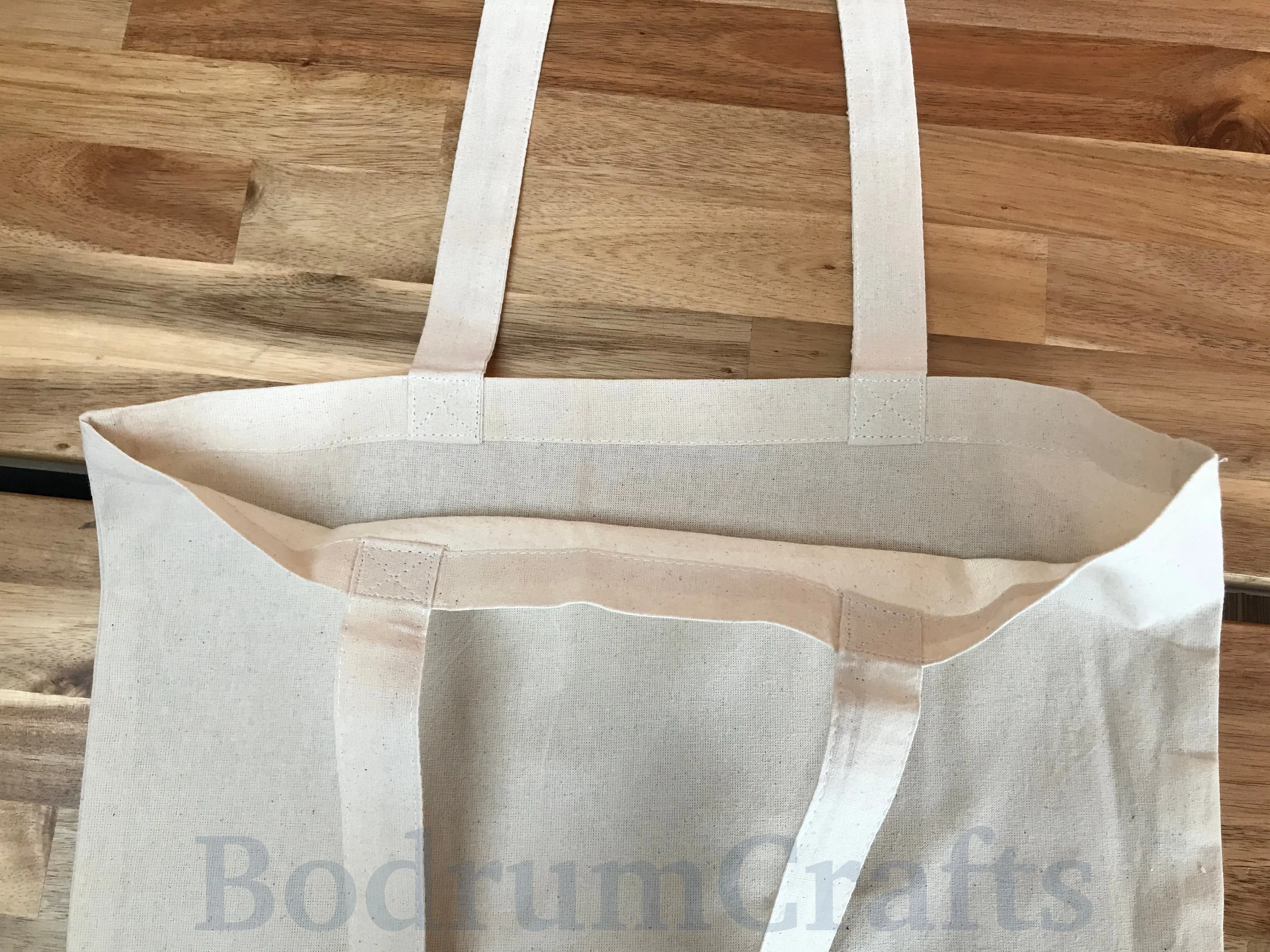 Lightweight Cotton Tote Bags 15" x 16" x 3"