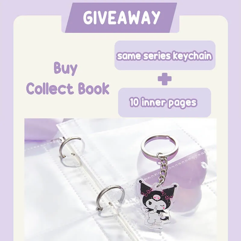 Lolita Maid Kuromi 2-Ring Binder Photocard Collect Book