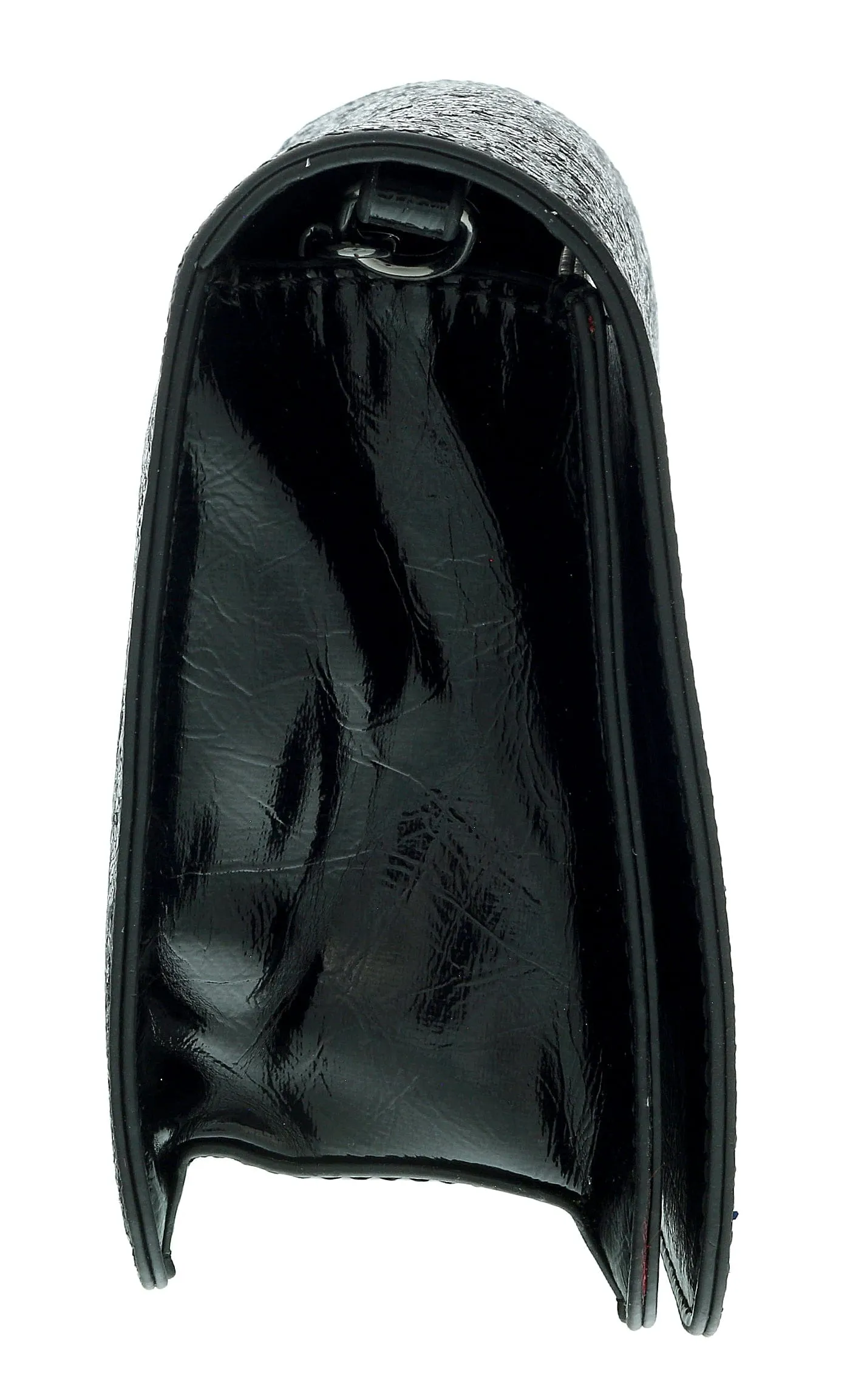 Love Moschino Black Glitter  Classic Clutch Small Shoulder Bag
