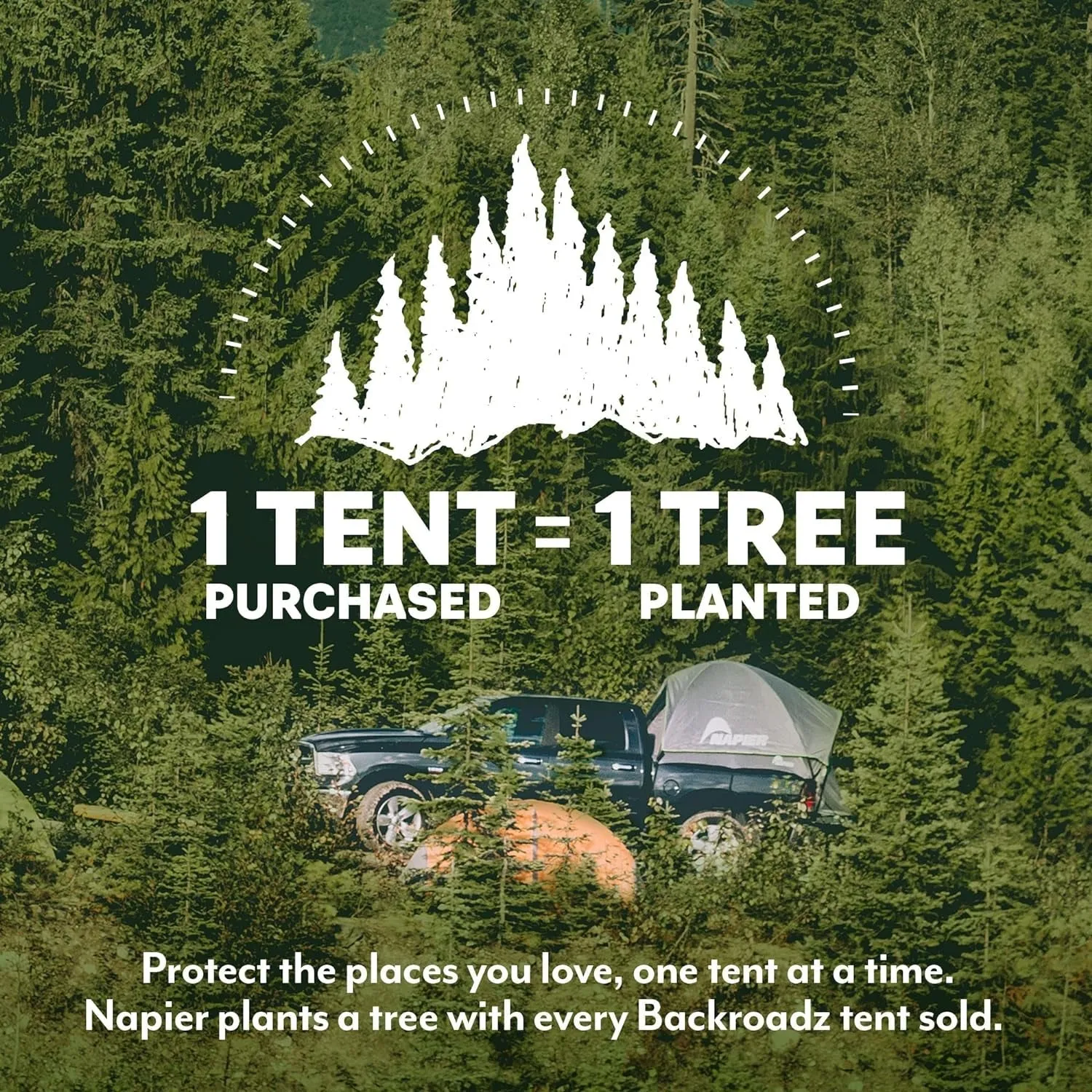 Napier Backroadz Truck Tent: Easy Setup, Waterproof & Spacious 2-Person Camping Shelter