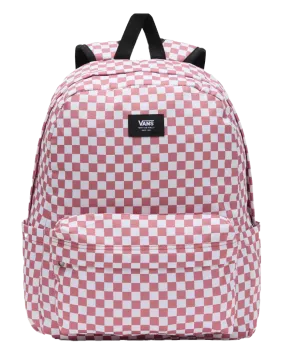 Old Skool Check Backpack in Withered Rose