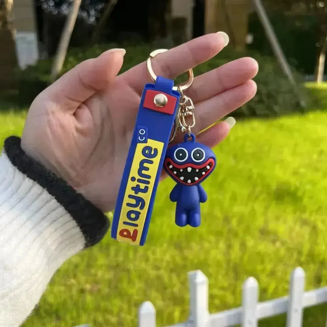 Poppy's Playtime Monster Smiley Keychains