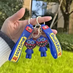 Poppy's Playtime Monster Smiley Keychains