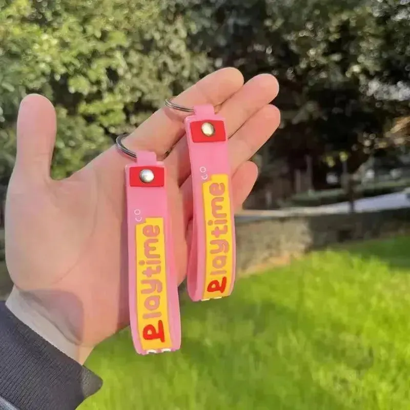 Poppy's Playtime Monster Smiley Keychains