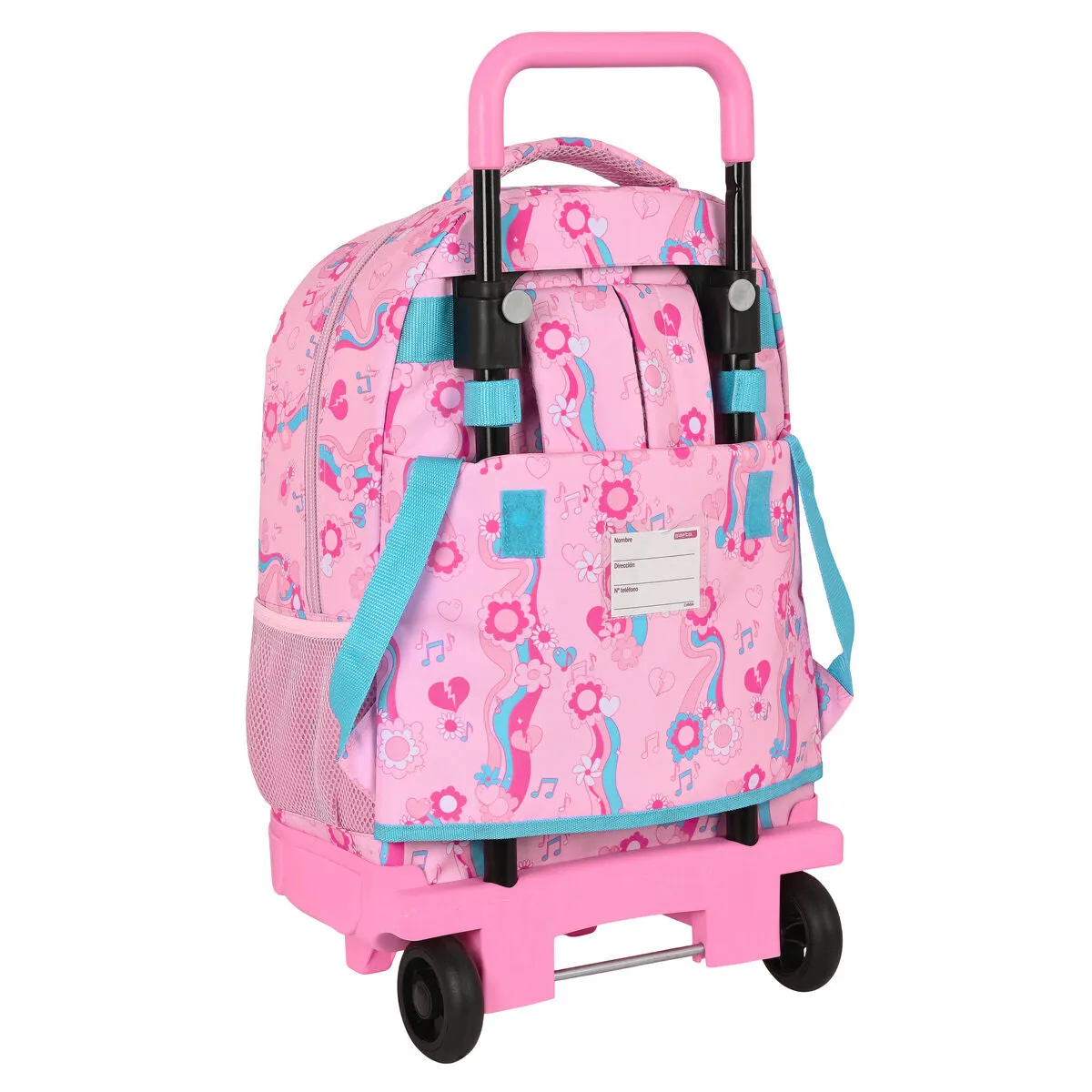 School Rucksack With Wheels Lol Surprise! Glow Girl Pink (33 X 45 X 22 Cm)