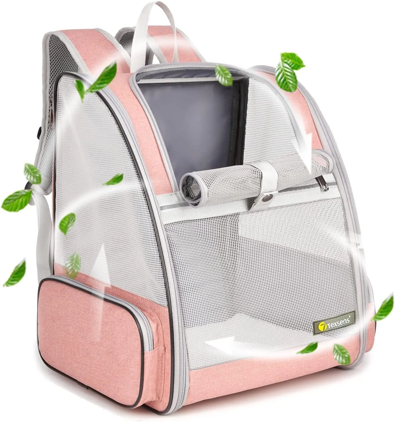 Sleek Black Space Bubble Backpack for Pets on the Go