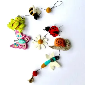 Spring Creatures Felt Garland