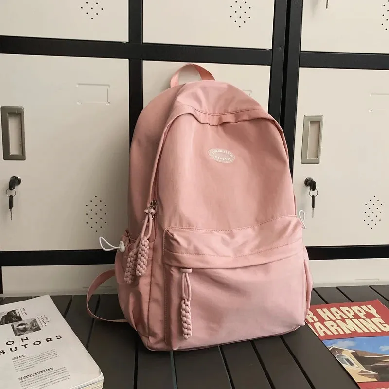 UAKISS  -  Female Kawaii College Bag Student Women Backpacks Cool Teenage Girl Boy Teenager School Bag Ladies Fashion Backpack Trendy