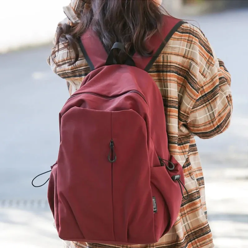 UAKISS  -  New Fashion Ladies Travel Laptop Waterproof College Backpacks Girl Kawaii Men Women School Book Bag Cool Female Bag Trendy Nylon