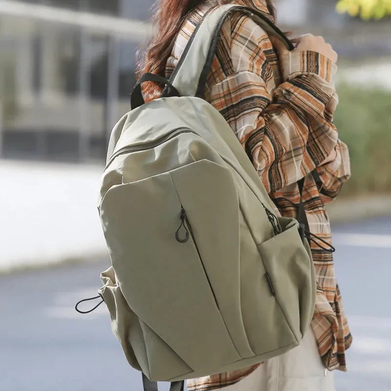 UAKISS  -  New Fashion Ladies Travel Laptop Waterproof College Backpacks Girl Kawaii Men Women School Book Bag Cool Female Bag Trendy Nylon