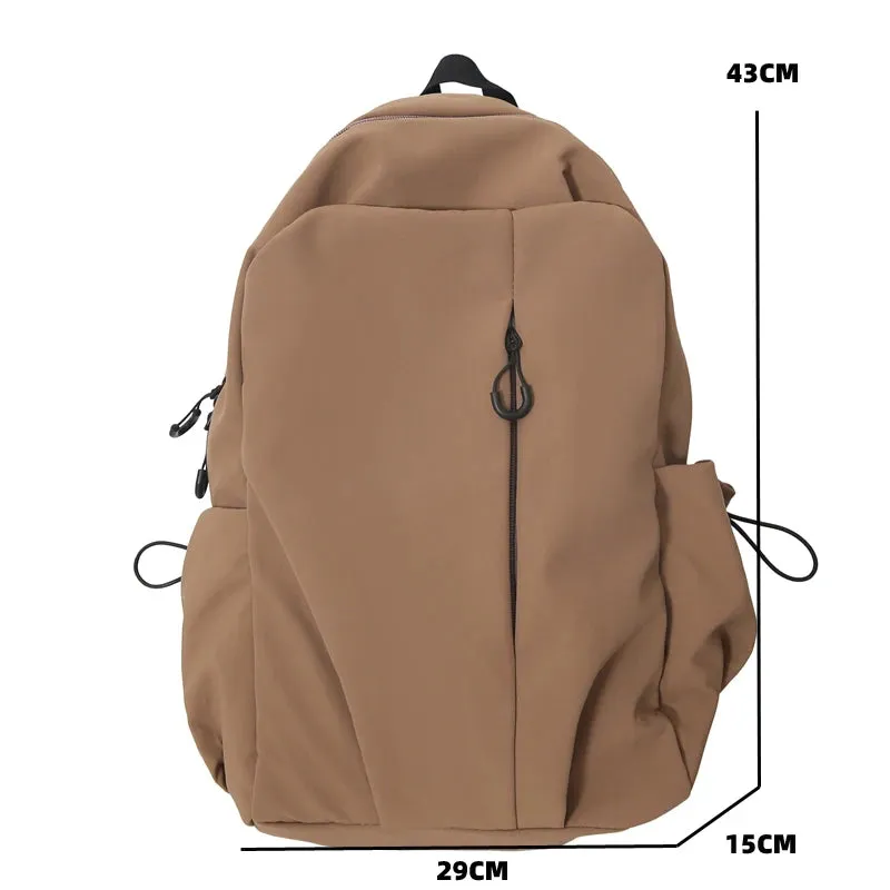 UAKISS  -  New Fashion Ladies Travel Laptop Waterproof College Backpacks Girl Kawaii Men Women School Book Bag Cool Female Bag Trendy Nylon