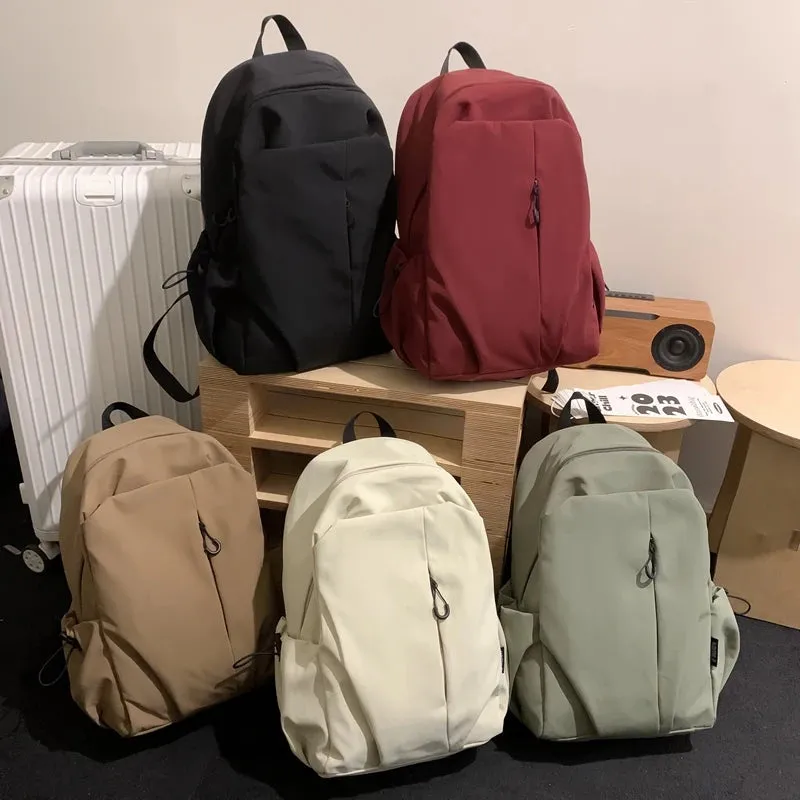 UAKISS  -  New Fashion Ladies Travel Laptop Waterproof College Backpacks Girl Kawaii Men Women School Book Bag Cool Female Bag Trendy Nylon