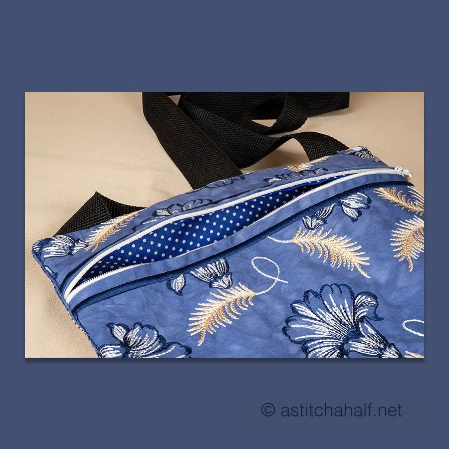 Viva Verdant Shoulder Bag with Zipper