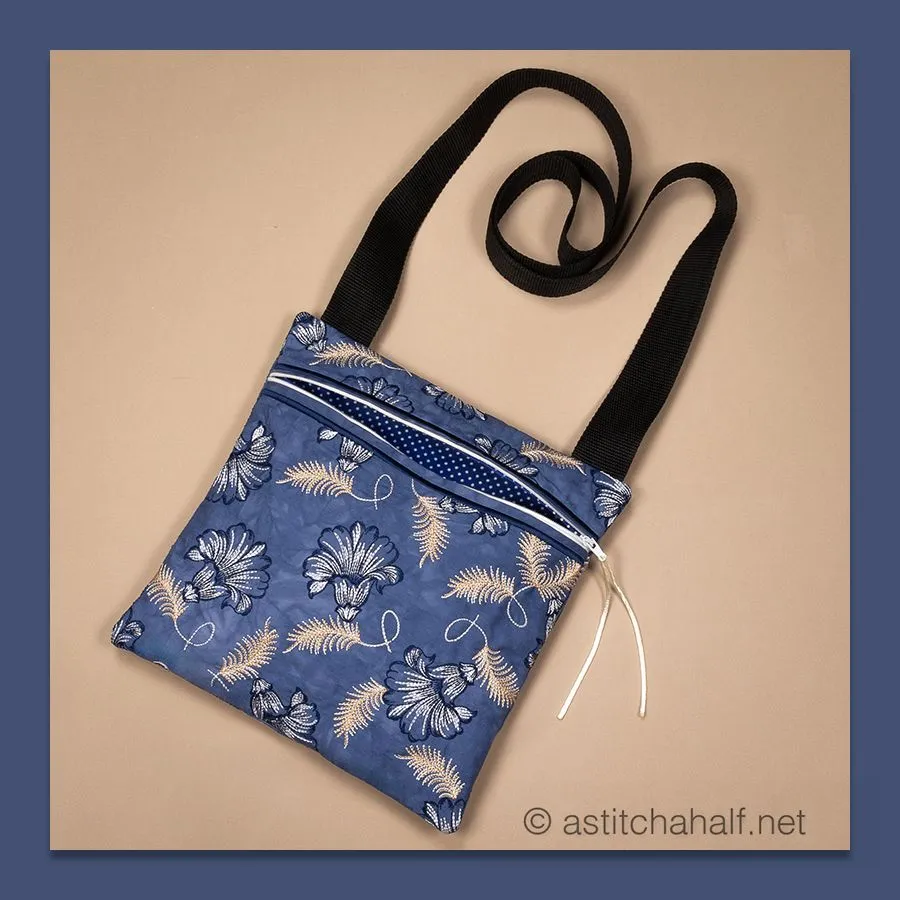 Viva Verdant Shoulder Bag with Zipper