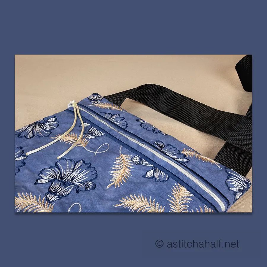 Viva Verdant Shoulder Bag with Zipper