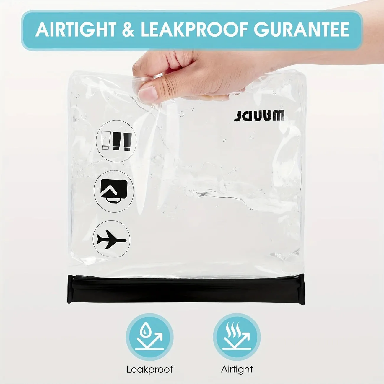 Wandf Travel Carry-On Toilery Baggie | TSA Approved
