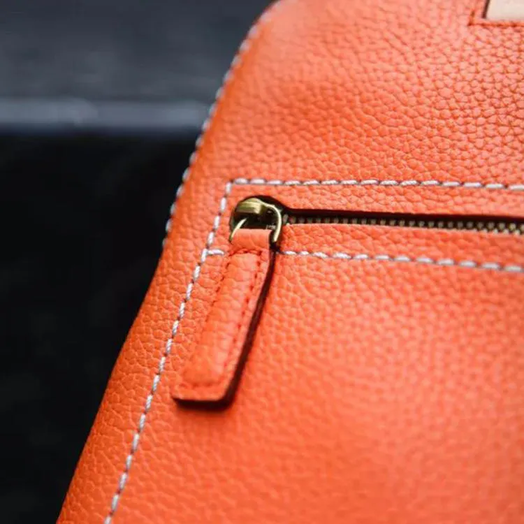Women's Blue Leather Mini Backpack Bag Purse Trendy Backpacks for Womens