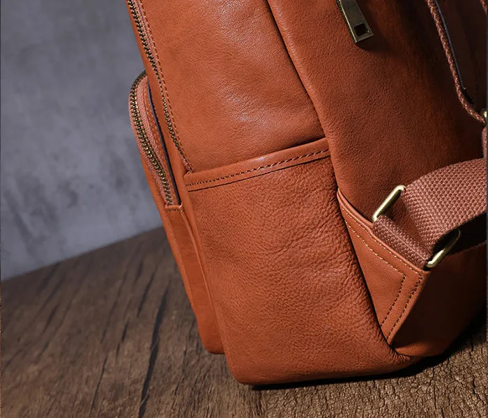 Women's Small Genuine Leather Backpack Bag Purse Trendy Backpacks For women