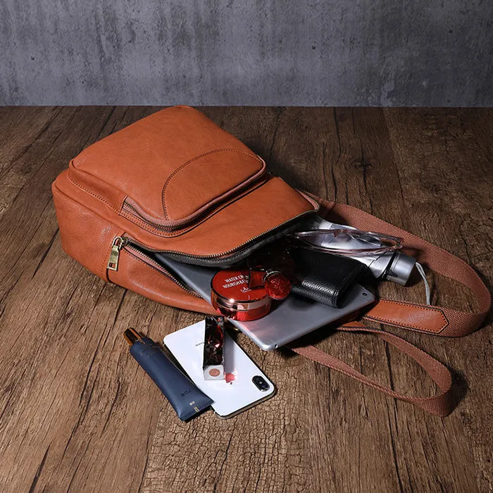 Women's Small Genuine Leather Backpack Bag Purse Trendy Backpacks For women